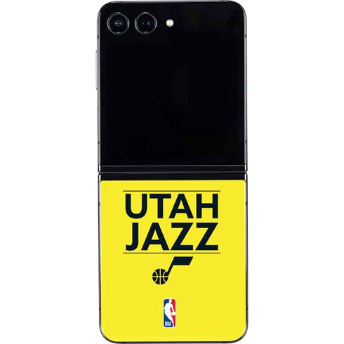 NBA Utah Jazz Standard - Yellow Galaxy Z Flip5 5G Skin